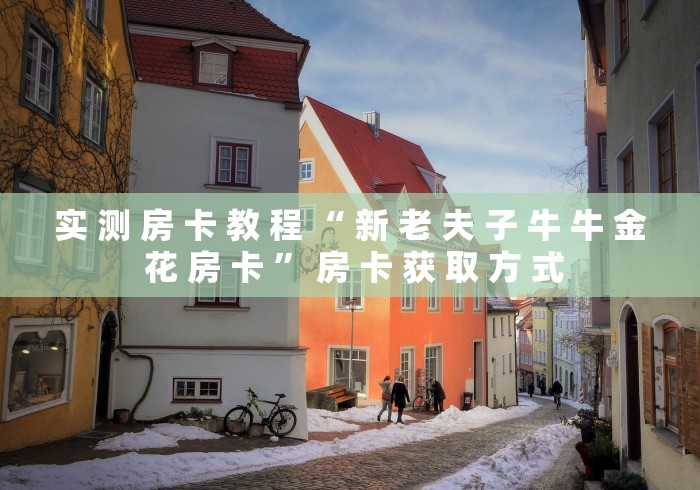 实 测 房 卡 教 程 “ 新 老 夫 子 牛 牛 金 花 房 卡 ” 房 卡 获 取 方 式	