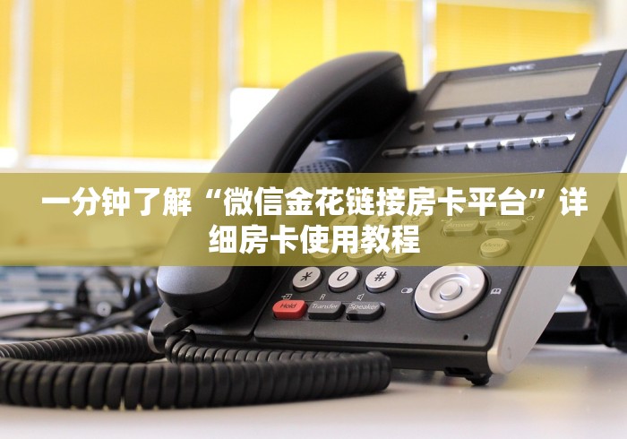 一分钟了解“微信金花链接房卡平台”详细房卡使用教程